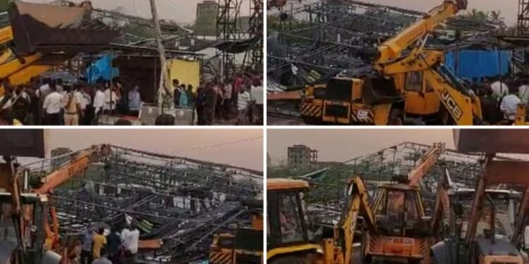 पिंपरी चिंचवडच्या देहूरोड परिसरात होर्डिंग कोसळून पाच जणांचा मृत्यू झाला..