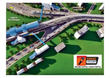 विद्यापीठ परिसरातील चार मजली उड्डाणपुलाचं काम 2024 पर्यंत पूर्ण होणार का ???