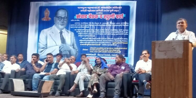 डॉक्टर बाबासाहेब आंबेडकर जयंती ही धूम धडाका डीजे वाचूनच करणार  डॉक्टर बाबासाहेब आंबेडकर जयंती वाजत गाजत करू नये याच्या विरोधात असलेली सुनील माने यांच्या तोंडाला काळे फसणार  — श्री. सचिन गुलाब गाजरमल