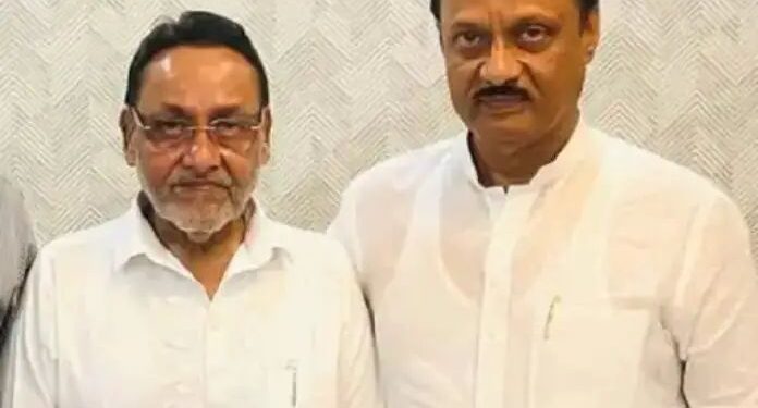 मोठी बातमी ! पवारांना आणखी एक दणका! मलिकांचा अजितदादांना पाठिंबा.