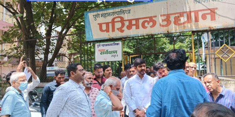 परिमल गार्डन व परिसरातील समस्या लवकरच मार्गी लागणार – श्री.सिद्धार्थ शिरोळे ( आमदार , छत्रपती शिवाजीनगर ).