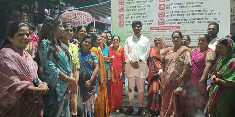 आमदार सिद्धार्थ शिरोळे यांच्या आमदार विशेष निधीतून खडकी भागातील ९० लक्ष रुपयांच्या विकासकामांचे भूमिपूजन