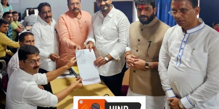 महायुतीचे ऐक्याचे शक्तीप्रदर्शन आमदार शिरोळे यांचा उमेदवारी अर्ज दाखल….