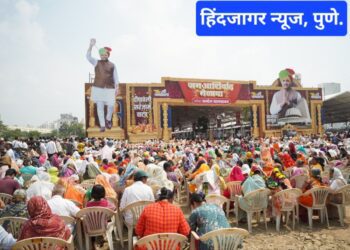 चंद्रकांत पाटलांच्या ‘कोथरूड’मध्ये भाजप नेता अमोल बालवडकर यांचे जोरदार शक्तिप्रदर्शन काहीही झालं तरी लढणार,जाहीर मेळाव्यातून चंद्रकांत पाटील यांच्याविरुद्ध बालवडकर यांनी दंड थोपटले..