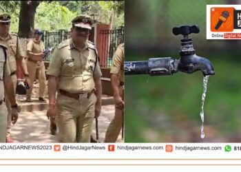 वीजबिल थकल्यानं पोलीस वसाहत २ दिवस पाणीपुरवठा खंडित पोलीस वसाहत  पाण्याविना, लाईटही गुल..